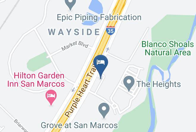 Hays - Studio 6 San Marcos Tx Maps