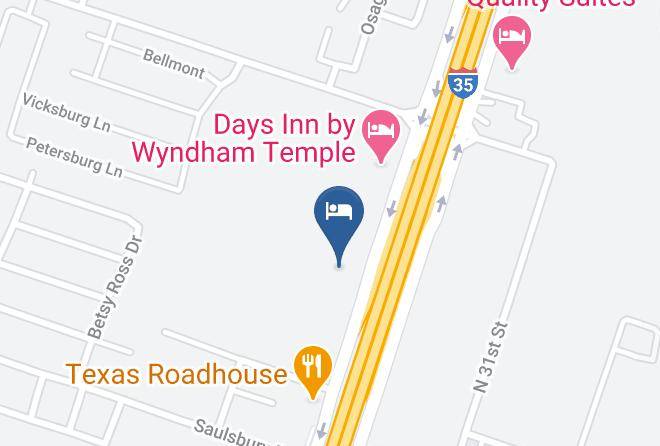 Bell - Studio 6 Temple Tx Maps