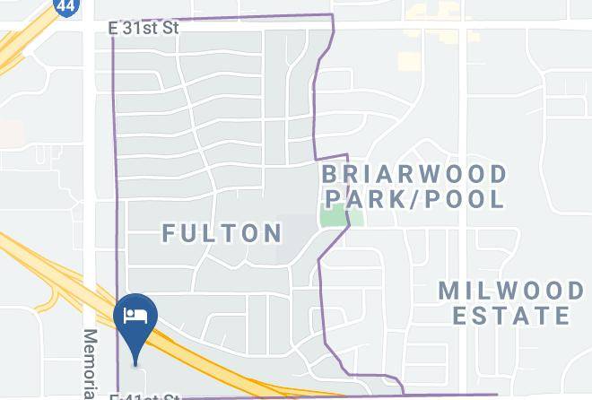 Tulsa - Studio 6 Tulsa Ok Maps