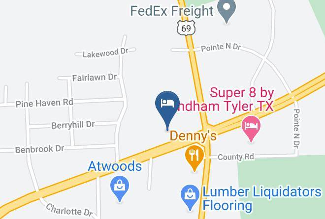Smith - Studio 6 Tyler Tx Northwest Maps