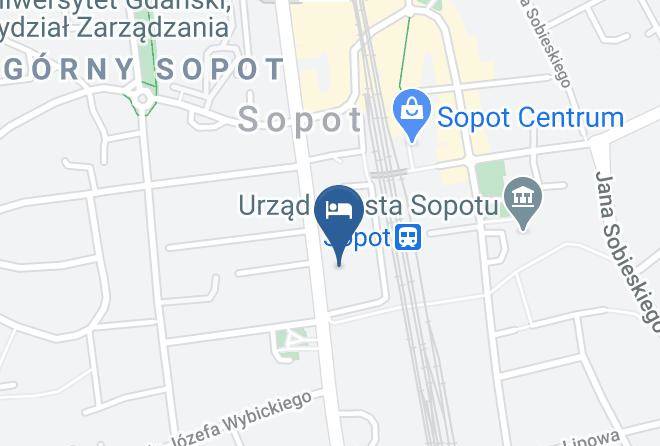 Sopot - Captain's Studio Accommodation In Sopot Maps