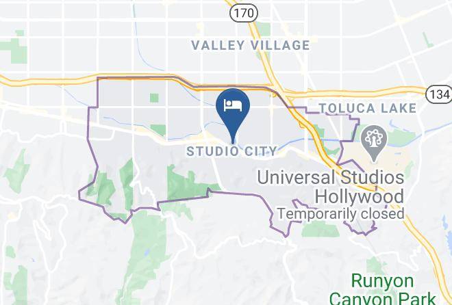 Los Angeles - Studio City Inn Maps