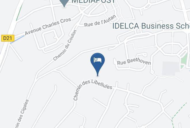 Studio D'hotes Les Libellules Map