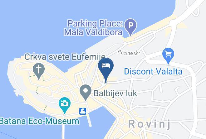 Rovinj - Studio De Amicis In Rovinj Rovigno Maps