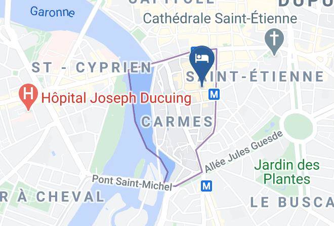 Haute Garonne - Studio Des Carmes Maps