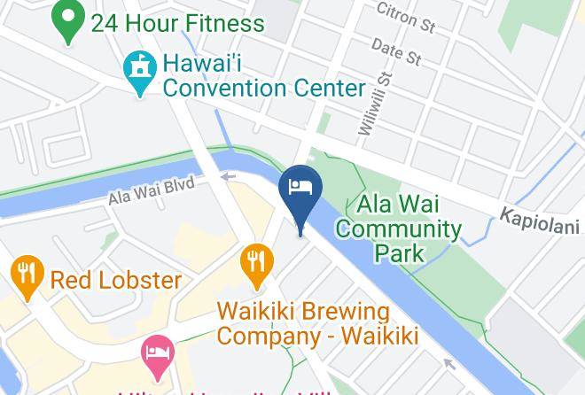 Honolulu - Hawaiian Monarch Hotel Maps