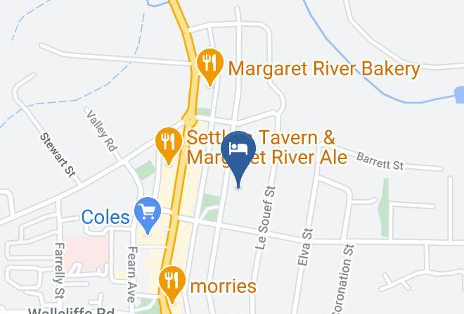 Augusta Margaret River - Studio Guest Suites Margaret River Maps