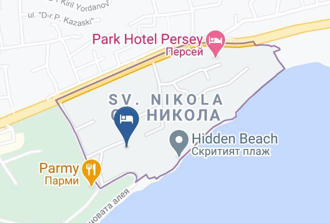 Varna Mestnost Sveti Nikola - Studio In The Sea Garden 5 Min Walk From The Sea Maps