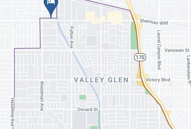 Studio Inn Van Nuys Map