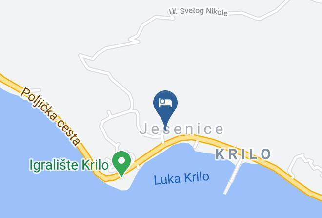 Studio Krilo Jesenice 5159a Map - Split Dalmatia - Dugi Rat