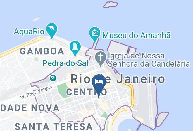 Rio De Janeiro Centro - Studio Na Carioca Maps