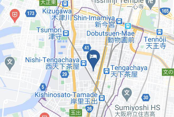 Osaka City Nishinari Ward - Studio Namiya Maps