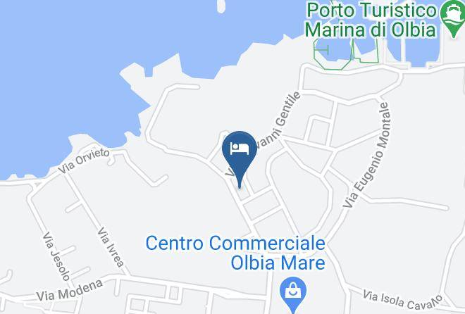 Sassari - Studio's Pavese Maps