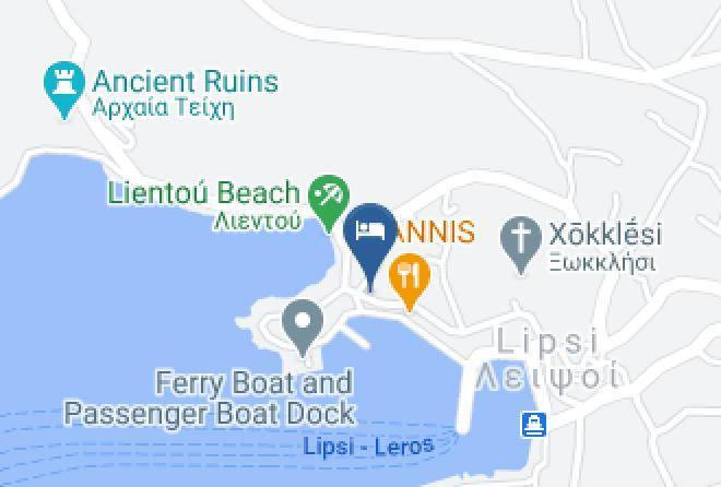 Kalymnos - Studios Angela Port Maps