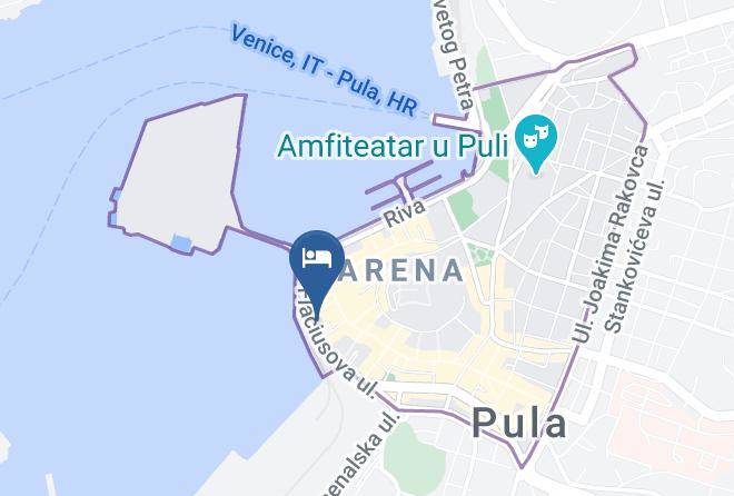 Pula - Hostel Pipistrelo Maps