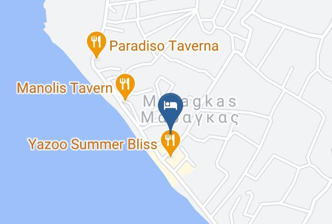 Naxos - Studios Athina Plaka Maps