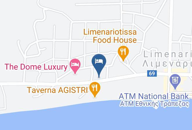 Thasos - Studios Helios Limenaria Maps