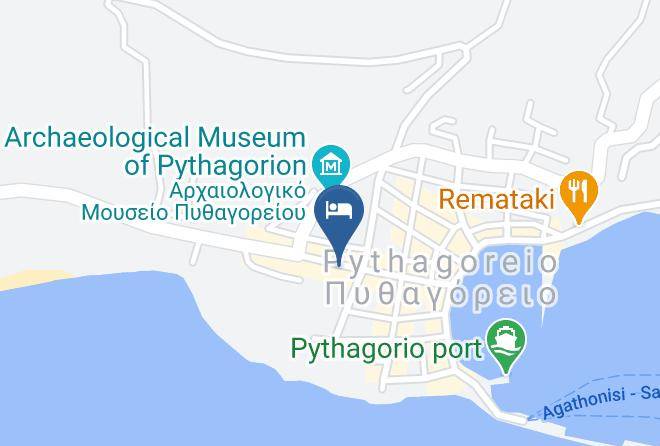Samos - Studios Iris Maps