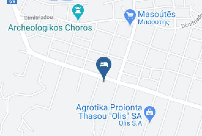 Thasos - Studios Kouros Maps