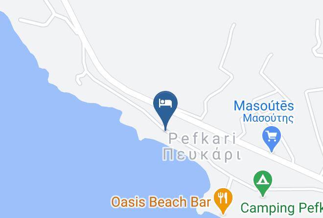 Thasos - Studios Pefkari Maps