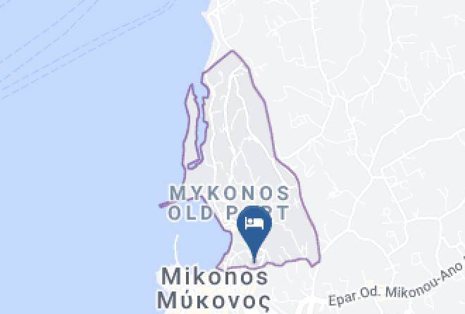 Mykonos - Studios&suites Rania Maps