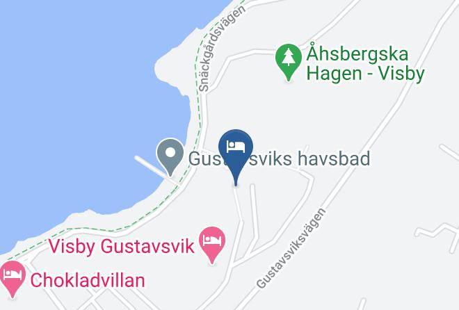 Stuga Gustavsvik Map