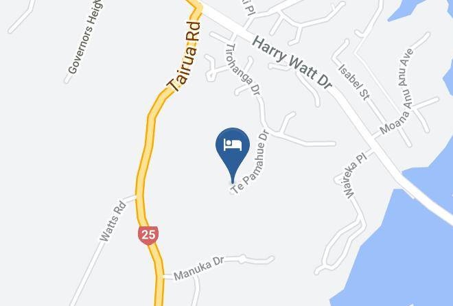 Thames Coromandel - Stunning Views Bed And Breakfast Maps