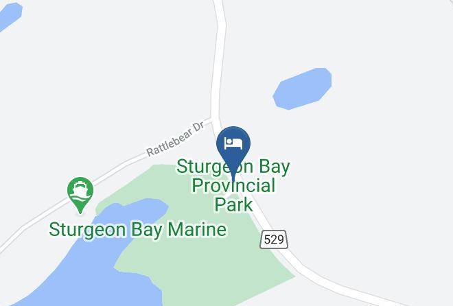 Parry Sound - Sturgeon Bay Provincial Park Maps