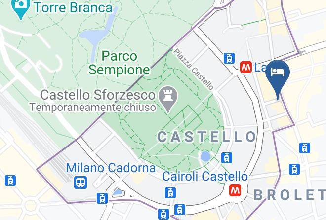 Style Hotel Milano Map