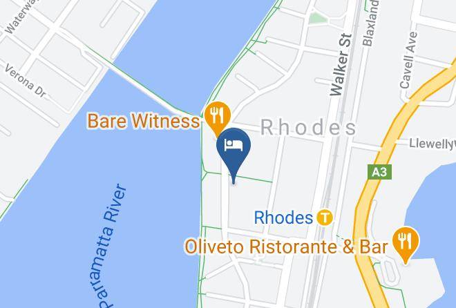 Canada Bay - Stylish Waterfront Apt Close To Rhodes Station Maps