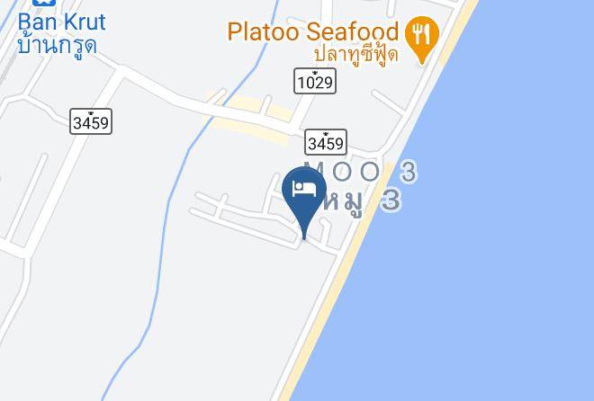 Amphoe Bang Saphan - Suan Bankrut Beach Resort Maps