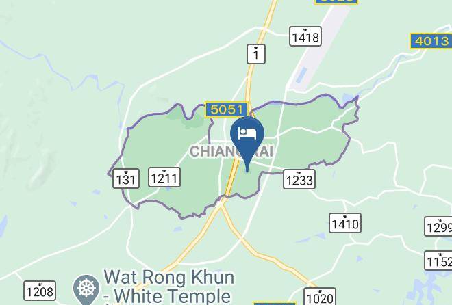 Suan Kaew Resort Map - Chiang Rai - Mueang Chiang Rai District