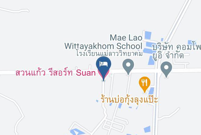 Amphoe Mae Lao - Suan Keaw Resort Maps