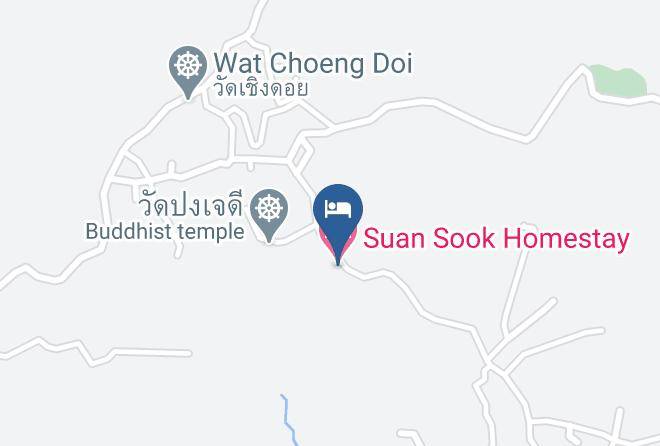 Amphoe Chom Thong - Suan Sook Homestay Maps