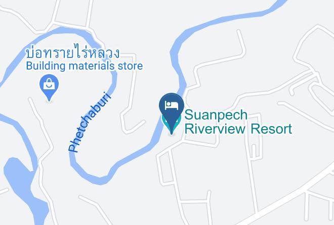 Suanphet River View Resort Map - Phetchaburi - Amphoe Tha Yang