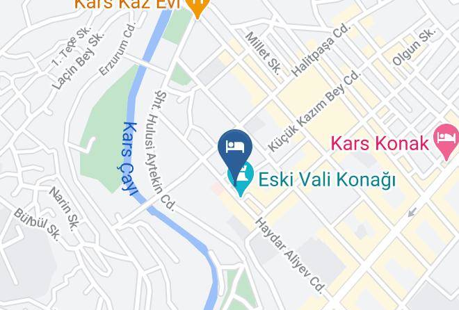 Kars Yusuf Pasa - Suara Otel Maps