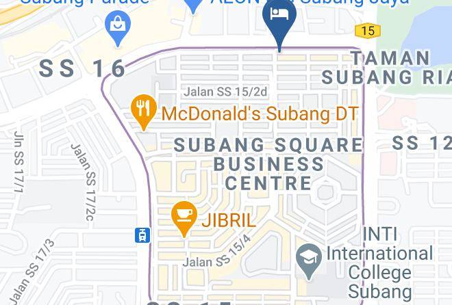 Petaling - Subang Park Hotel Maps