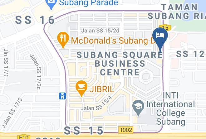 Petaling - Subang Valley Hotel Maps
