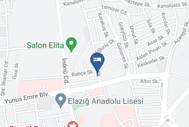 Elazig Yildiz Baglari - Subartu Hotel Maps