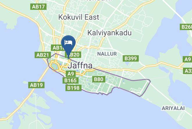 Jaffna - Subhas Hotel Maps