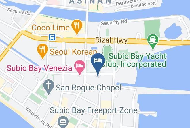 Zambales - Subic Bay Peninsular Hotel Maps