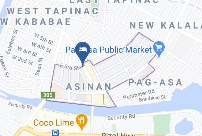 Subic Residencias Hotel Map