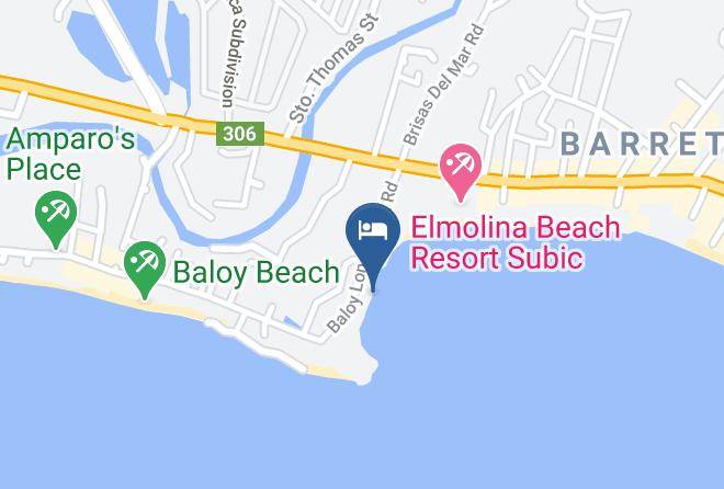 Zambales - Subiza Beach Resort Maps