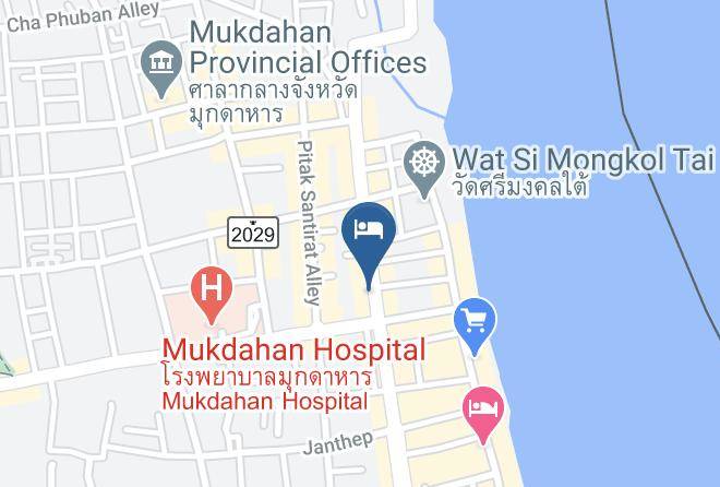 Amphoe Mueang Mukdahan - Submukda Grand Hotel Maps