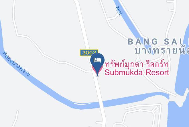 Amphoe Wan Yai - Submukda Resort Maps