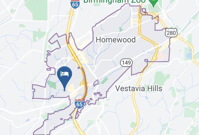 Suburban Extended Stay Hotel Birmingham Homewood I 65 Map
