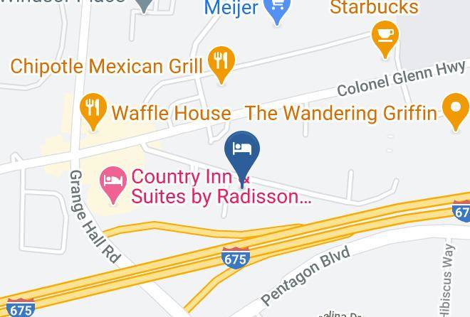 Greene - Suburban Extended Stay Hotel Dayton Wp Afb Maps