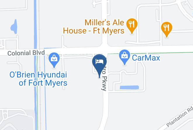 Lee - Suburban Extended Stay Hotel Fort Myers Cape Coral Maps