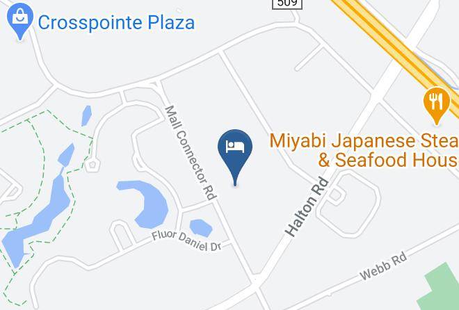 Suburban Extended Stay Hotel Greenville Haywood Mall Map