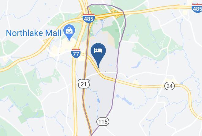 Mecklenburg - Suburban Studios Near University Of North Carolina Charlotte Maps